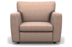 Heart of House Lucas Fabric Chair - Mushroom